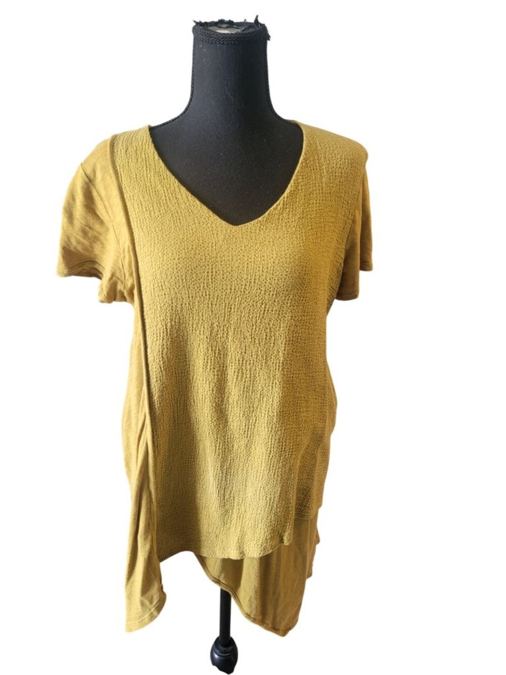 Soft Surroundings Mixed Media Tunic Size M Lagenlook Relaxed Fit Boho Chic - Picture 2 of 9